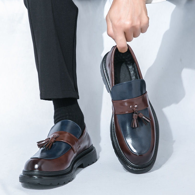 Men Formal Wear Fashion - ファッションブランド メンズ ノンスリップ カジュアル レザーシューズ 高品質