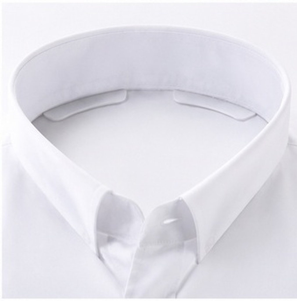 Men Formal Wear Clothes - 200個入り プラスチック製シャツ襟補強ストリップ。男性用ドレスシャツの襟を支え、フォーマルウェアの型崩れを防ぎます。