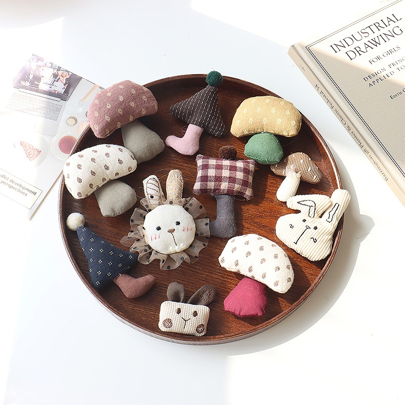 Tuxedo Lapel Pin - かわいい動物の布製ブローチとヘアクリップセット手作りのクマ犬象ピン韓国スタイルのアクセサリー女の子女性用