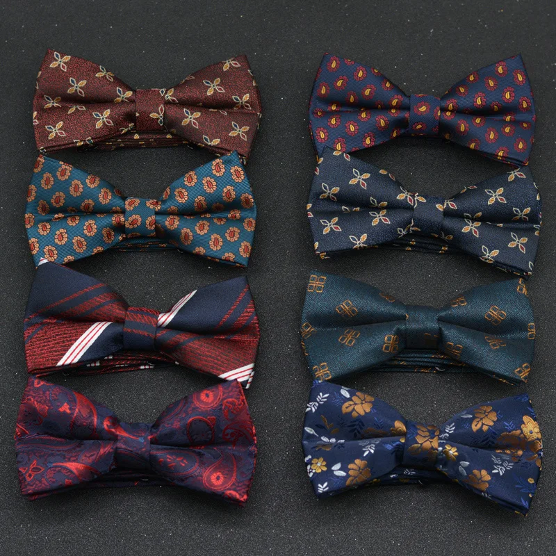 Men Formal Wear With Tie - 蝶ネクタイ メンズ ウェディング ダブル グルーム グルームズマン