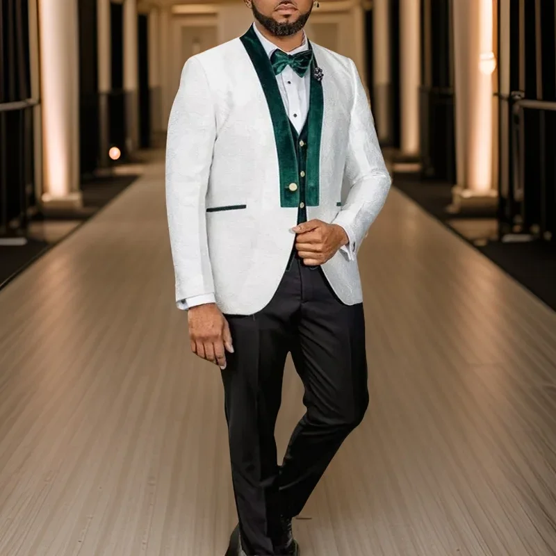男性用のアフリカンスタイルのウェディングスーツ,タイトフィッ - Men Formal Wear Clothes のレビューと価格