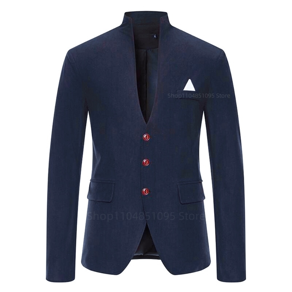 メンズ・ソリッド・ブレザー、ファッション、結婚式、スマートカ - Men Formal Wear Fashion のレビューと価格