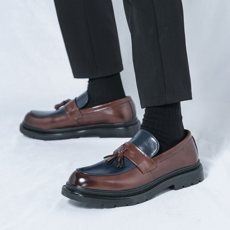 ファッションブランド メンズ ノンスリップ カジュアル レザ - Men Formal Wear Fashion のレビューと価格