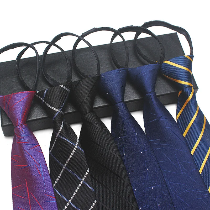 メンズネクタイ 8 センチメートルジッパーネクタイ 7 セン - Men Formal Wear With Tie のレビューと価格