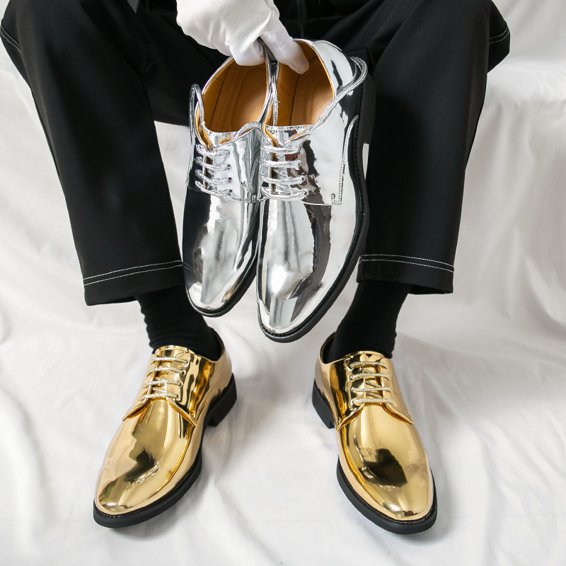 メンズファッション、スタイリッシュなダービーシューズ、カジュ - Men Formal Wear With Tie のレビューと価格