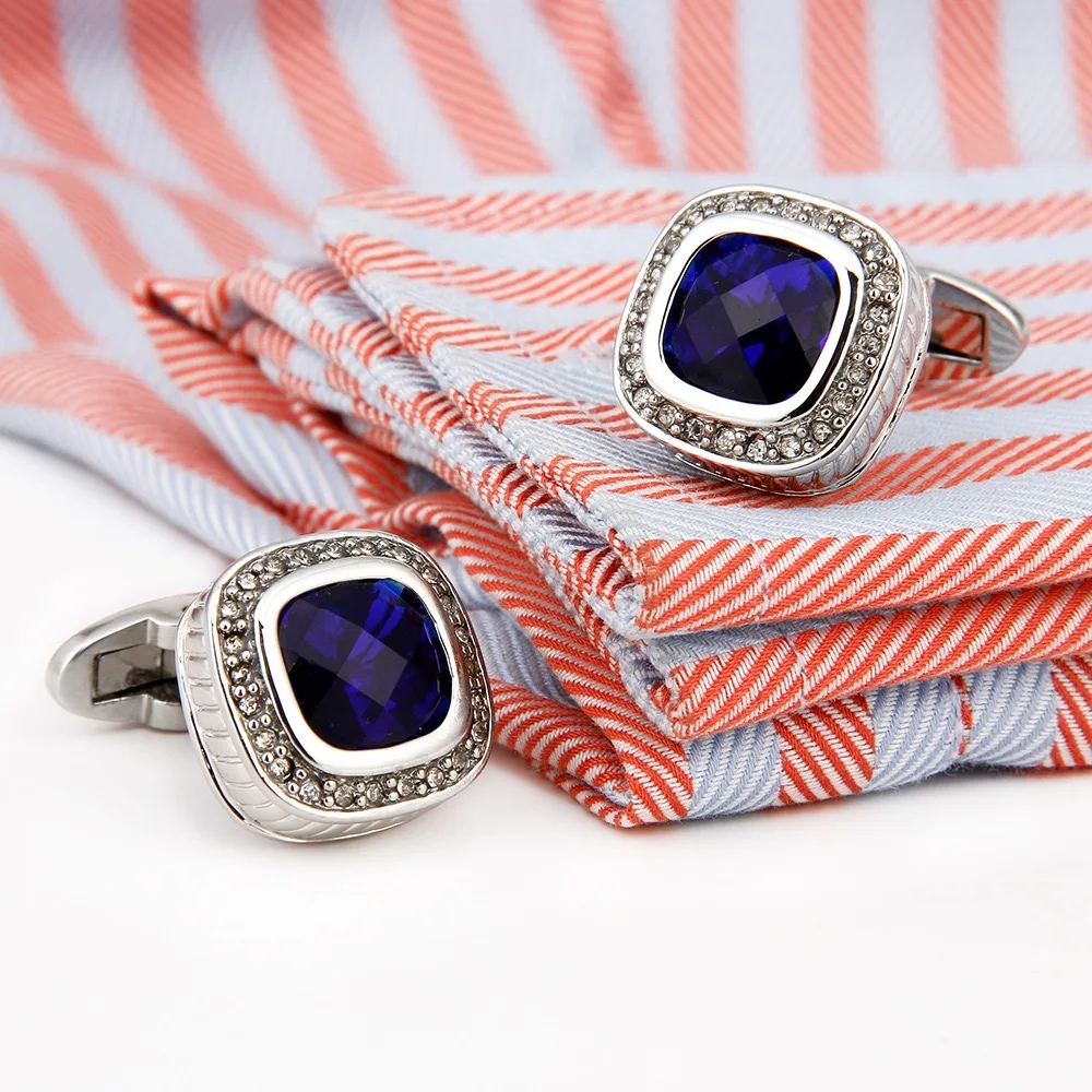 メンズ高級高品質シャツスタッドボタンセットカフス結婚式ビジネ - Cufflinks Silver Set のレビューと価格
