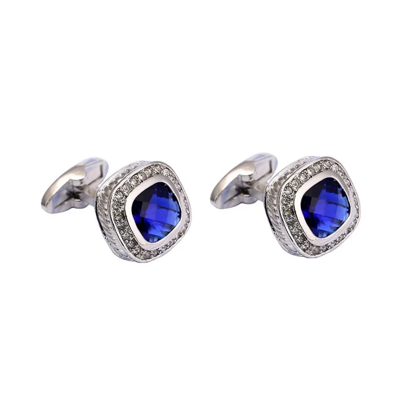 メンズ高級高品質シャツスタッドボタンセットカフス結婚式ビジネ - Cufflinks Silver Set のレビューと価格