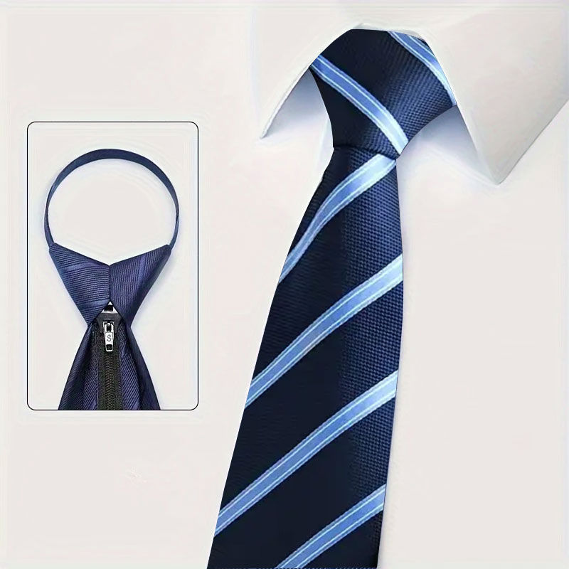 6 個入りメンズ ジップタイ ネクタイ 幅 8 センチメート - Men Formal Wear With Tie のレビューと価格