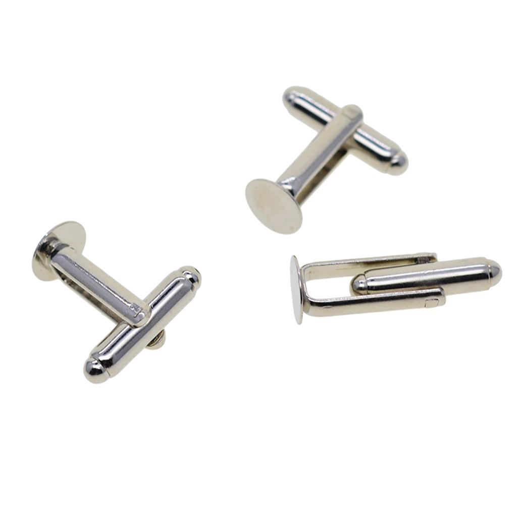 カフリンクス 8mm シルバー ブラス製 ハンドメイド メン - Cufflinks Silver Set のレビューと価格