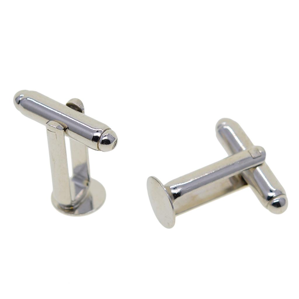 カフリンクス 8mm シルバー ブラス製 ハンドメイド メン - Cufflinks Silver Set のレビューと価格